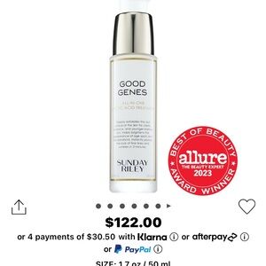 BNIB Sunday Riley Good Genes All-In-One Lactic Acid Treatment